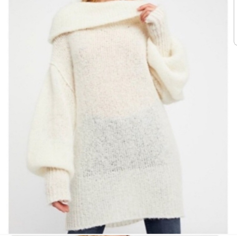 Free People Ophelia Cowl Neck Sweater